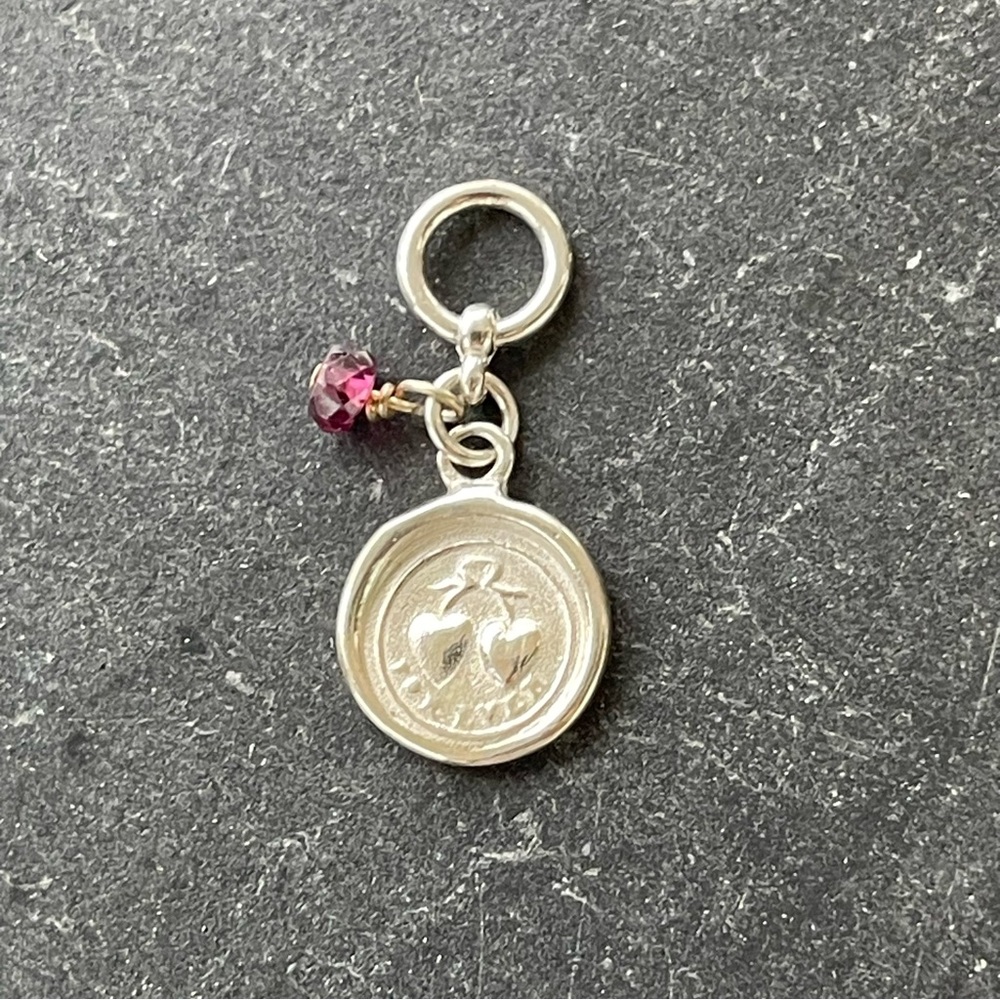 New Victorian Wax (Forever) Seal Charm Sterling Silver 925